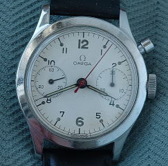 Omega Rare Vintage One Button Chronograph